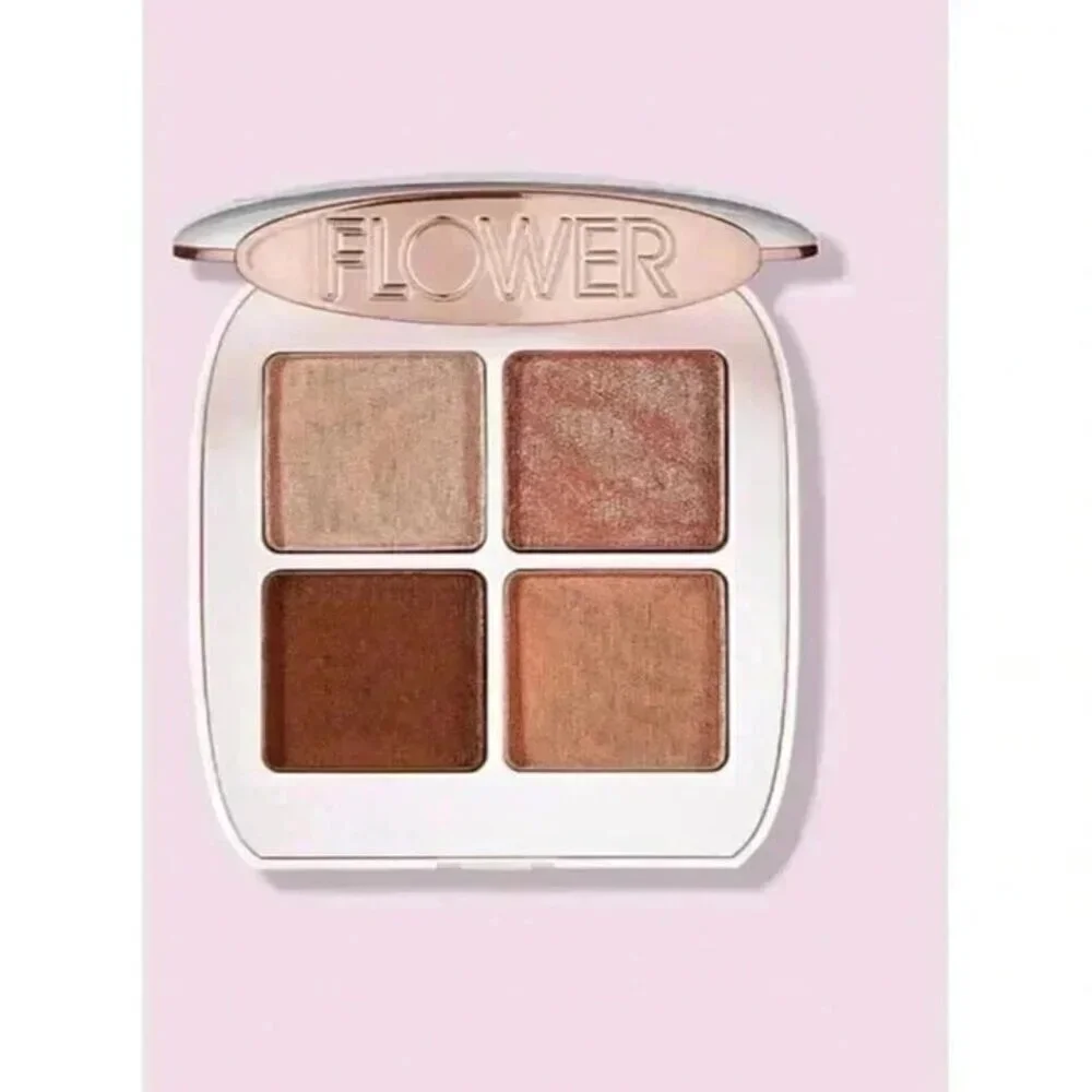 Flower Beauty By Drew Barrymore Petal Play Shadow Quad Gilded Lily (New)